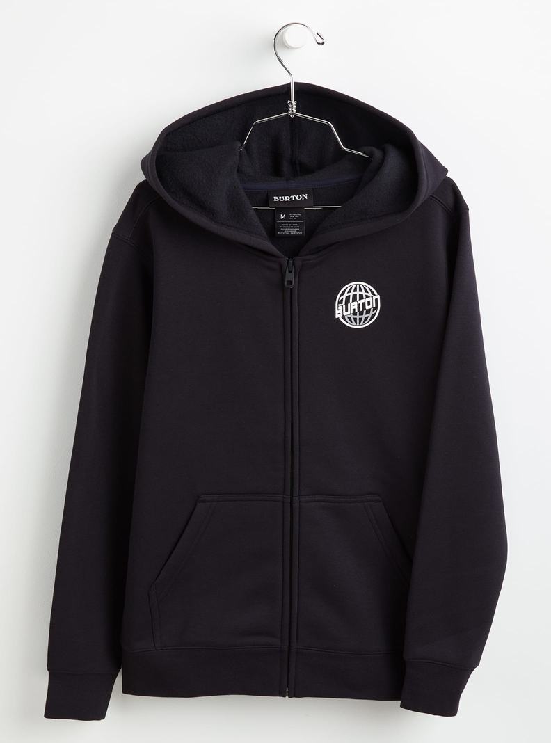 Sweat à capuche Burton Westdale Full-Zip Enfant Noir | 081673-OAZ