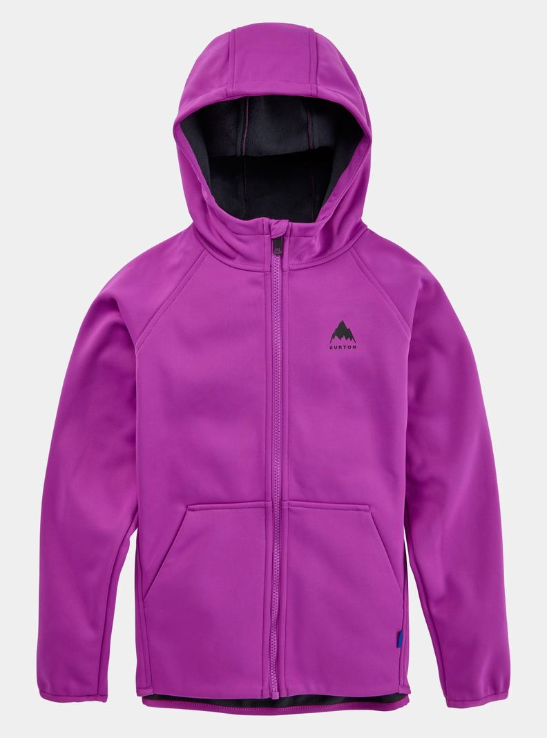 Sweats Burton Crown Weatherproof Full-Zip Fleece Enfant Violette | 503218-KXF