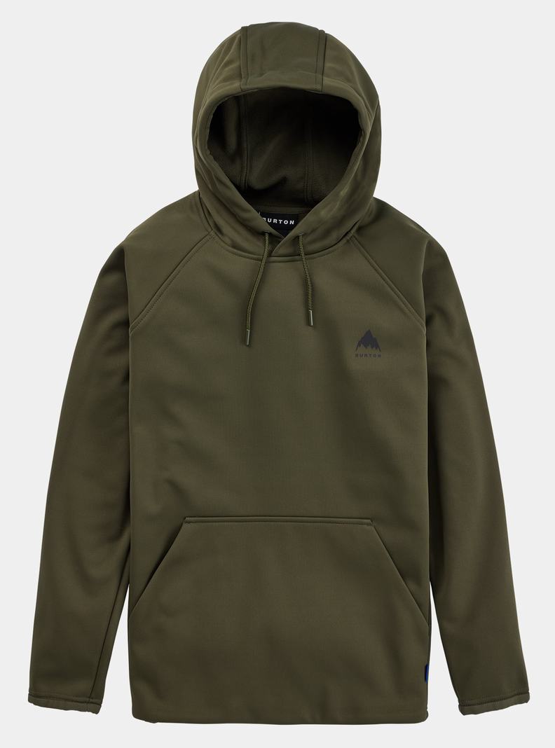 Sweats Burton Crown Weatherproof Pullover Fleece Femme Vert Foncé | 186057-JCY