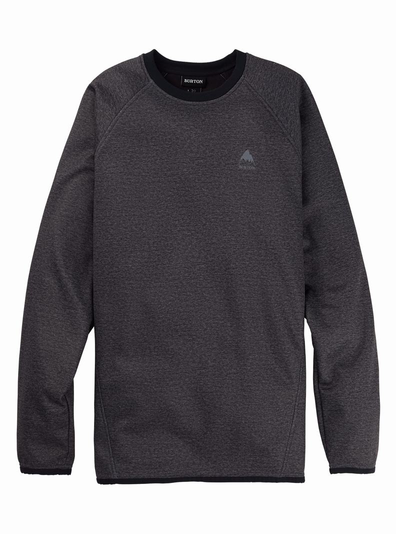Sweats Burton Crown Weatherproof Pullover Crew Homme Noir | 436710-GKJ