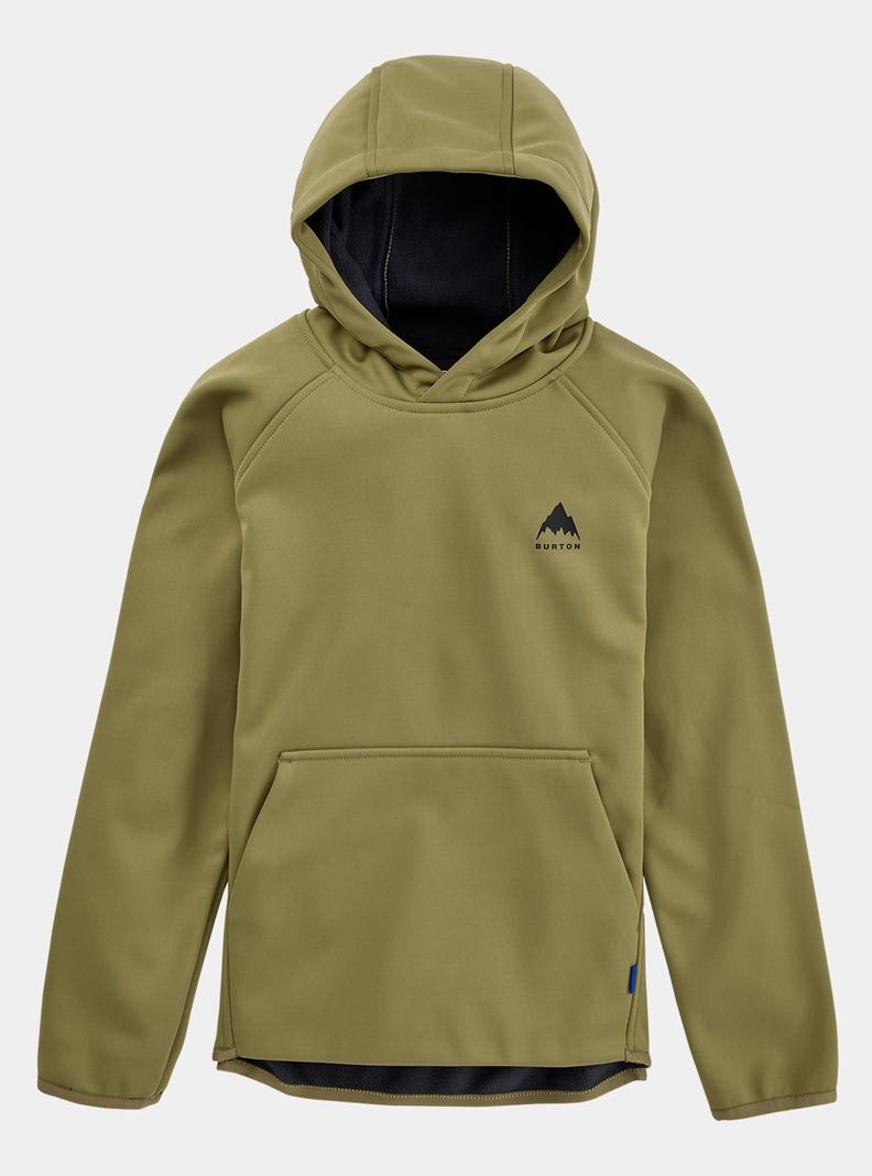 Sweats Burton Crown Weatherproof Pullover Fleece Enfant Vert Olive | 517408-ECI