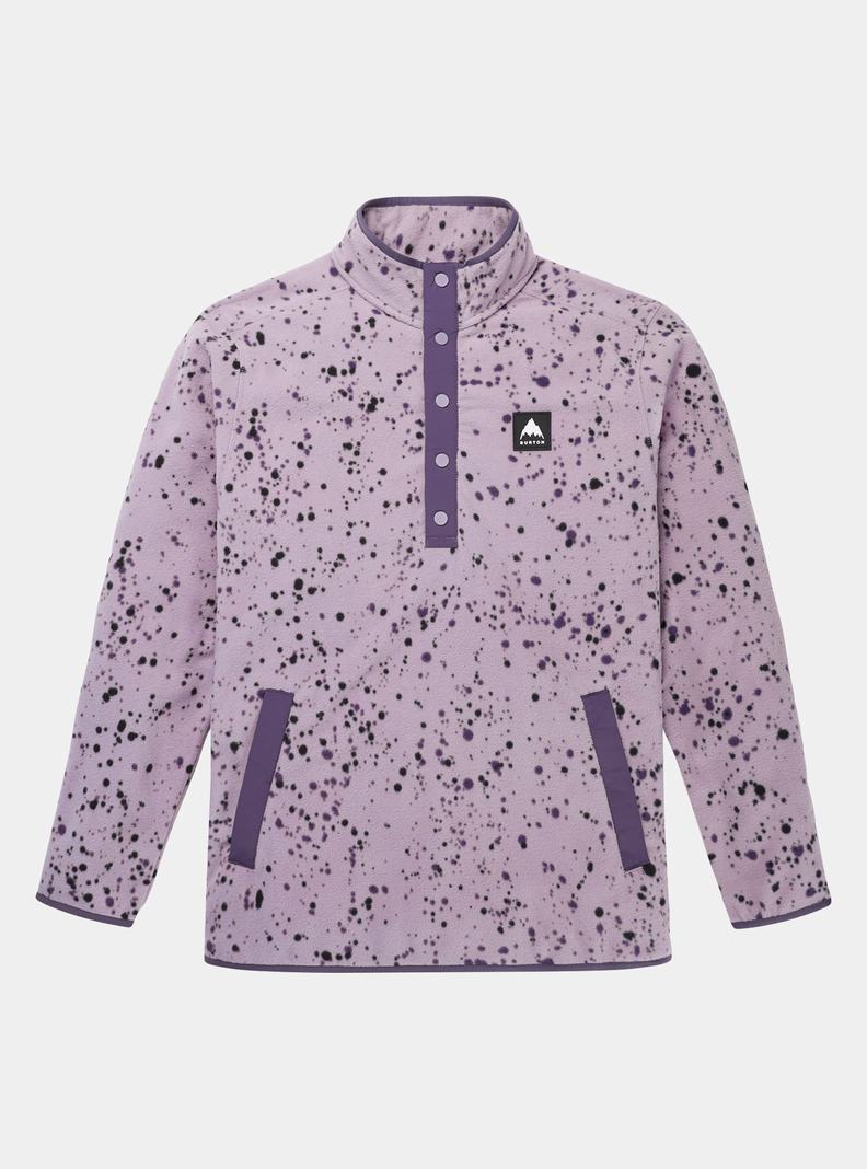 Sweats Burton Hearth Fleece Pullover Homme Lavande | 875310-MSG
