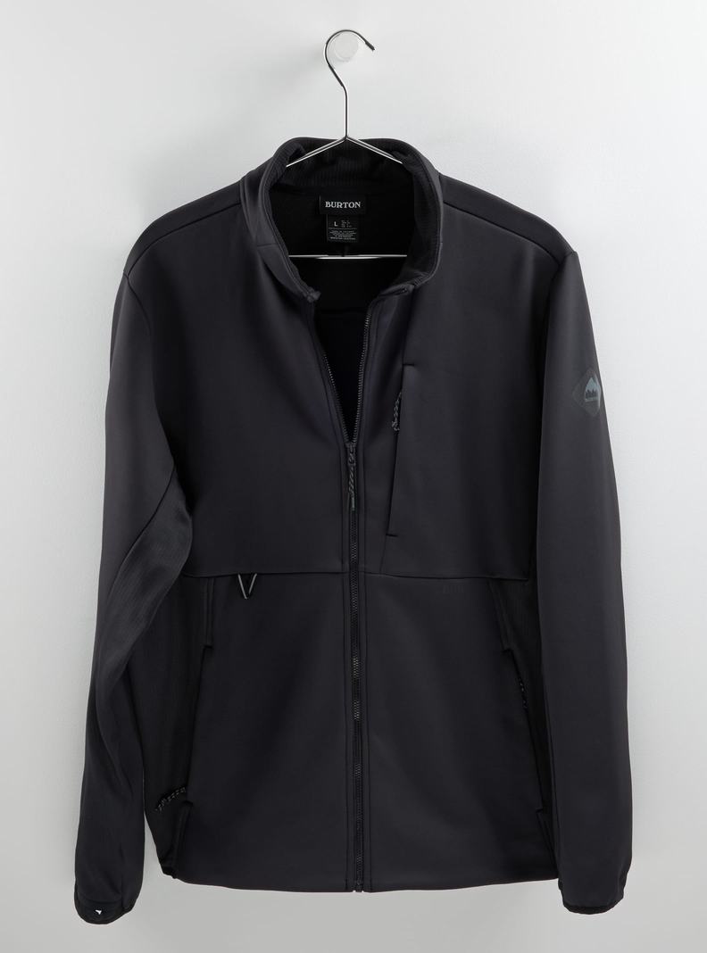 Sweats Burton Multipath Full-Zip Fleece Homme Noir | 637405-COT