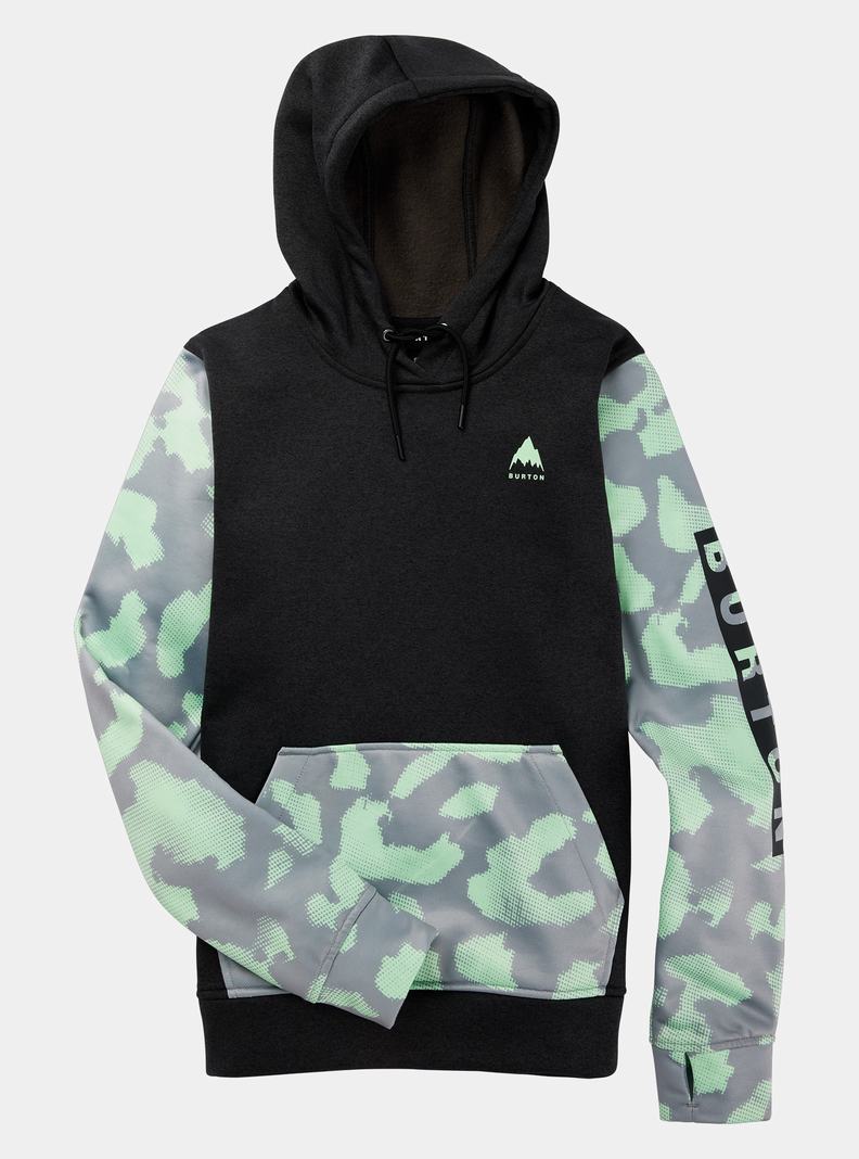 Sweats Burton Oak Pullover Hoodie Femme Noir Rose | 156094-KUR