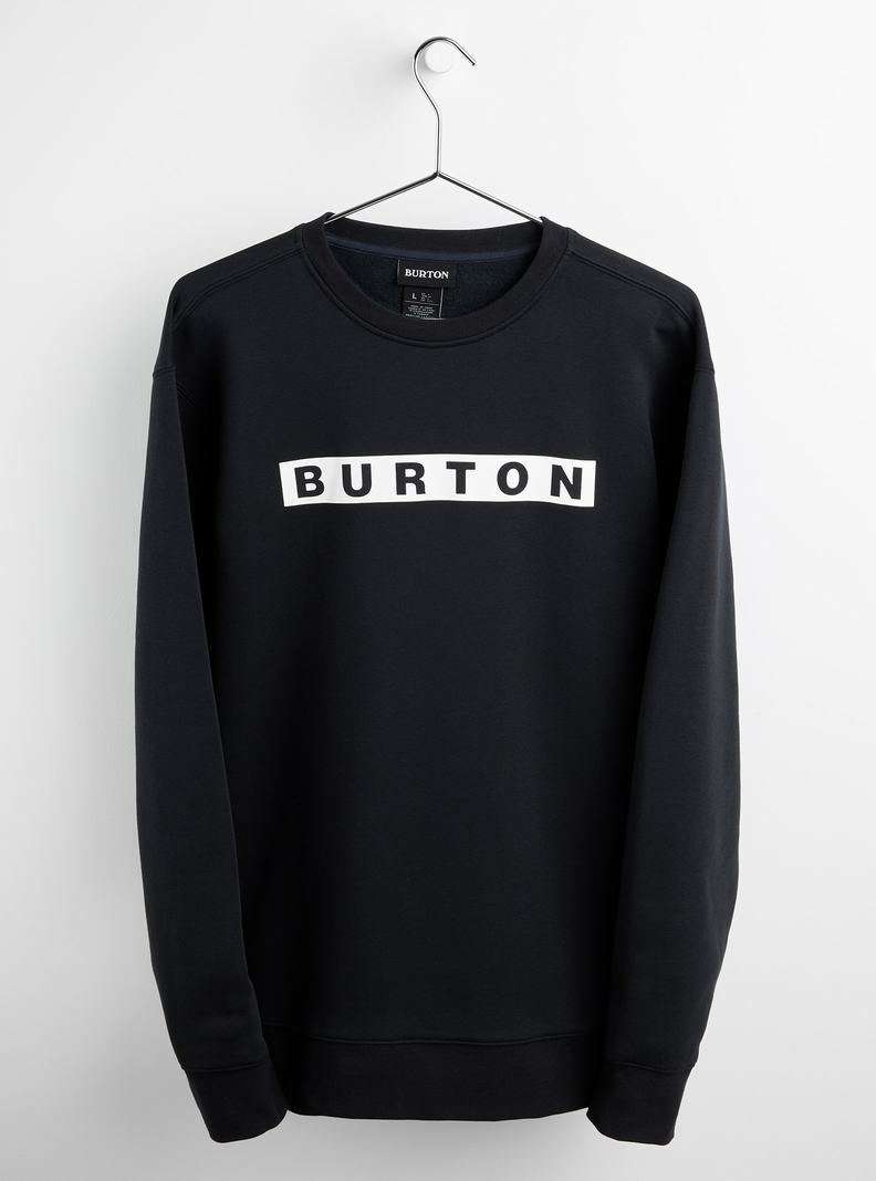 Sweats Burton Vault Crew Femme Noir | 794631-EBJ