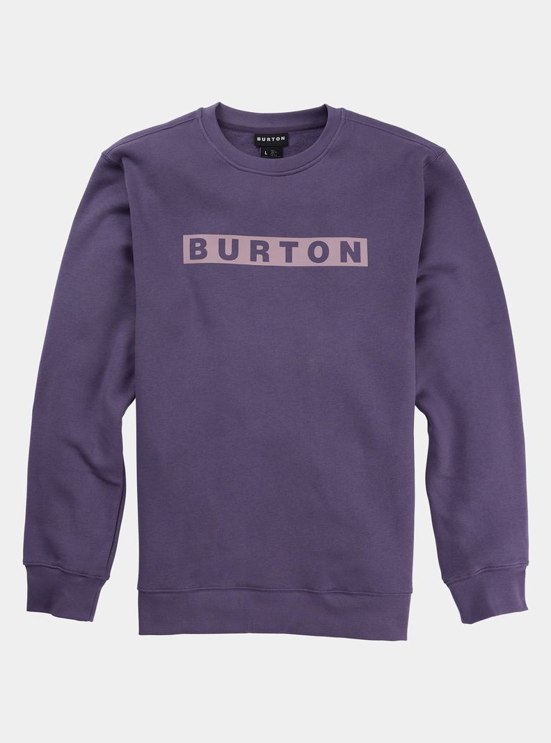 Sweats Burton Vault Crew Homme Violette | 536284-NPD
