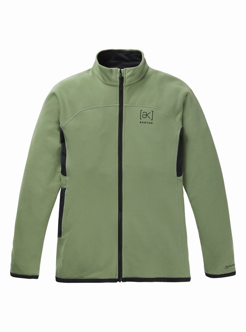 Sweats Burton [ak] Baker Power Stretch® Full-Zip Fleece Femme Vert | 359140-LNQ