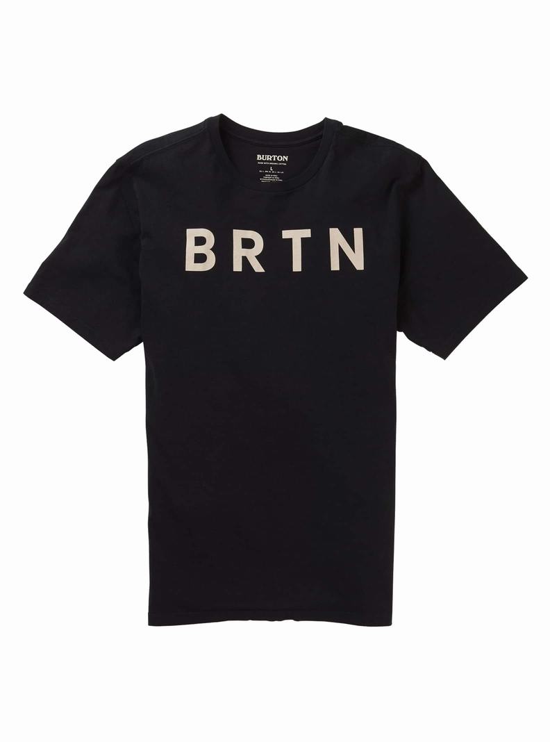 T-shirts Burton BRTN Corta Sleeve Femme Noir | 580623-AUD