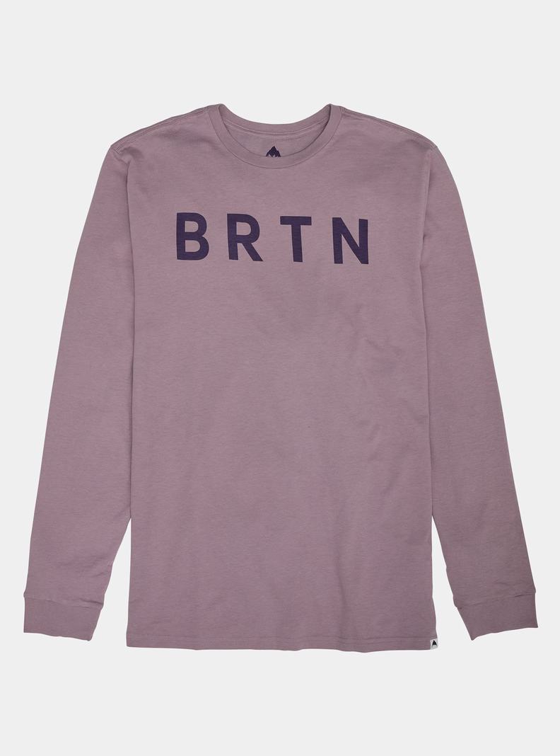 T-shirts Burton BRTN Long Sleeve Homme Lavande | 794365-QPF
