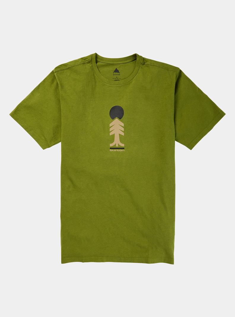 T-shirts Burton Cartographer Corta Sleeve Homme Vert | 643789-UGS