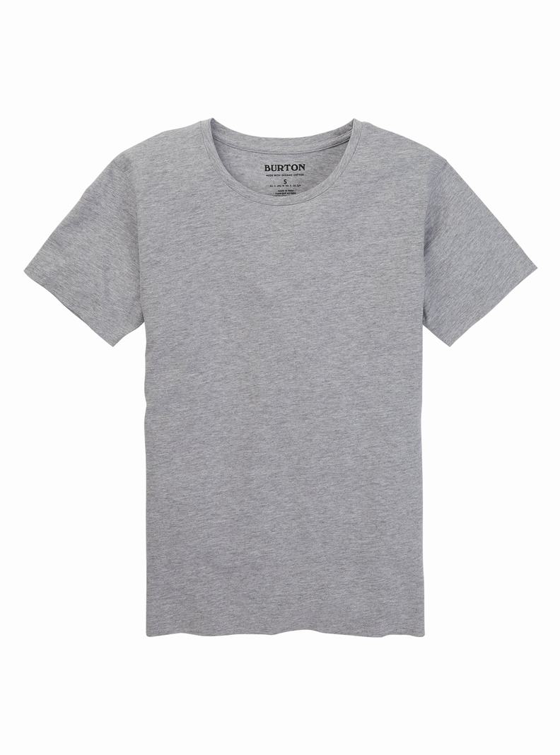 T-shirts Burton Classiche Corta Sleeve Femme Grise | 042518-IBZ