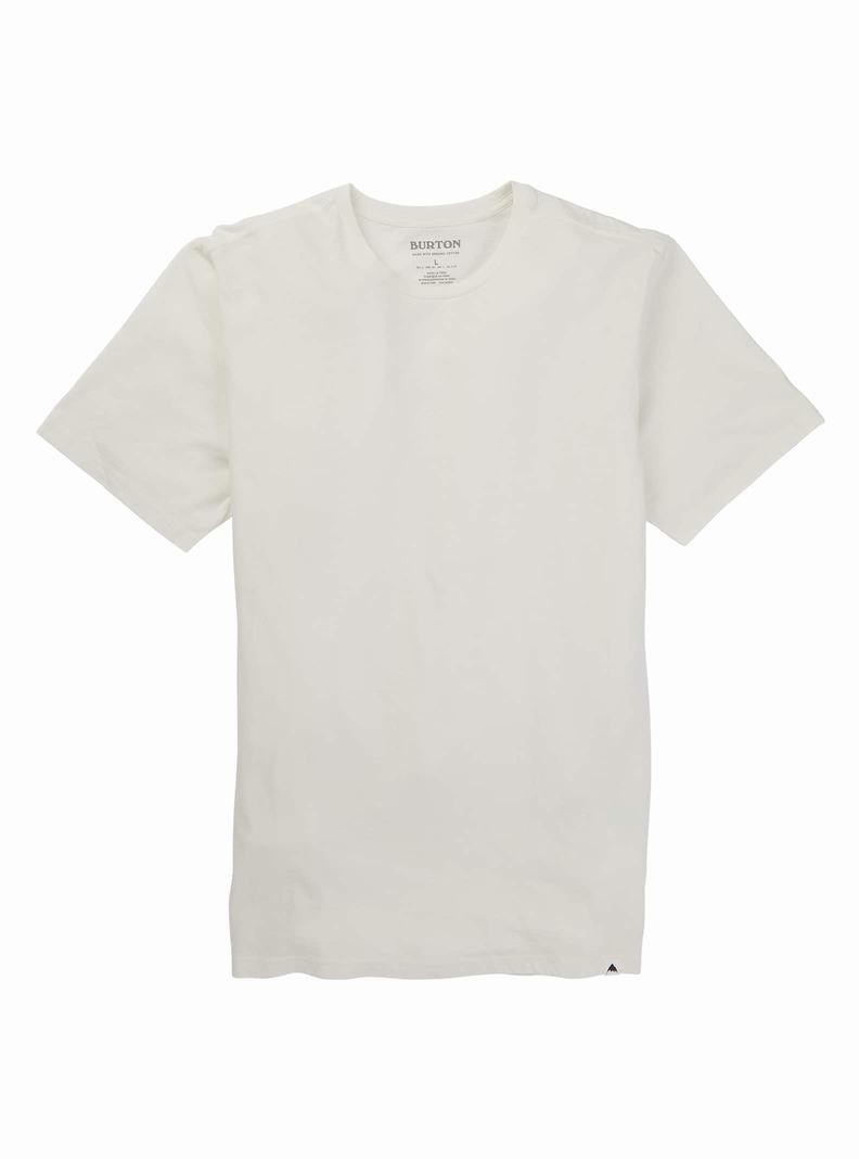 T-shirts Burton Classiche Corta Sleeve Homme Blanche | 298054-HYC
