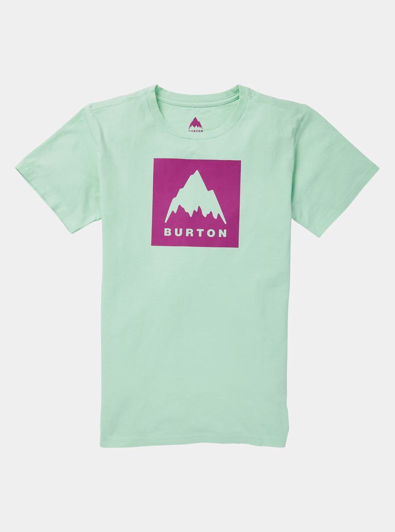 T-shirts Burton Classiche Mountain High Corta Sleeve Enfant Vert | 137905-LZV