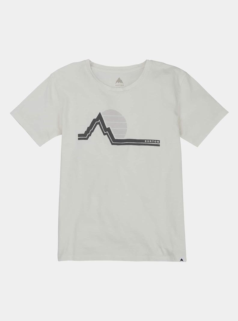 T-shirts Burton Classiche Retro Corta Sleeve Femme Blanche | 903762-LIF