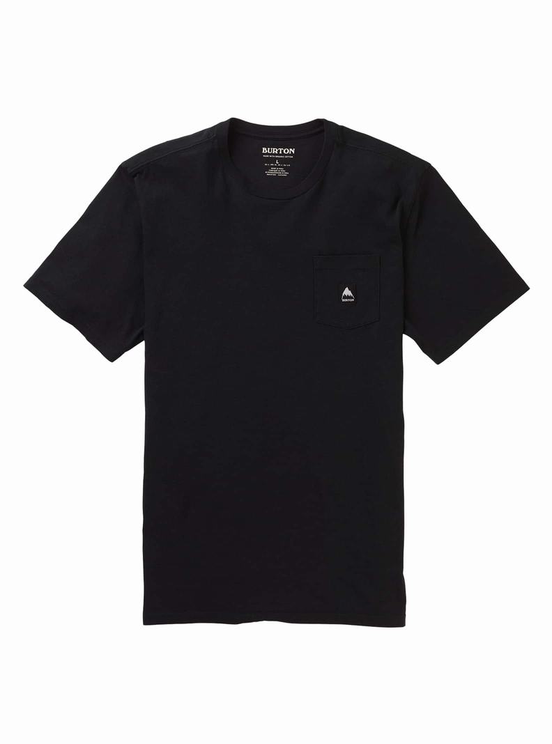 T-shirts Burton Colfax Corta Sleeve Femme Noir | 584920-HAE