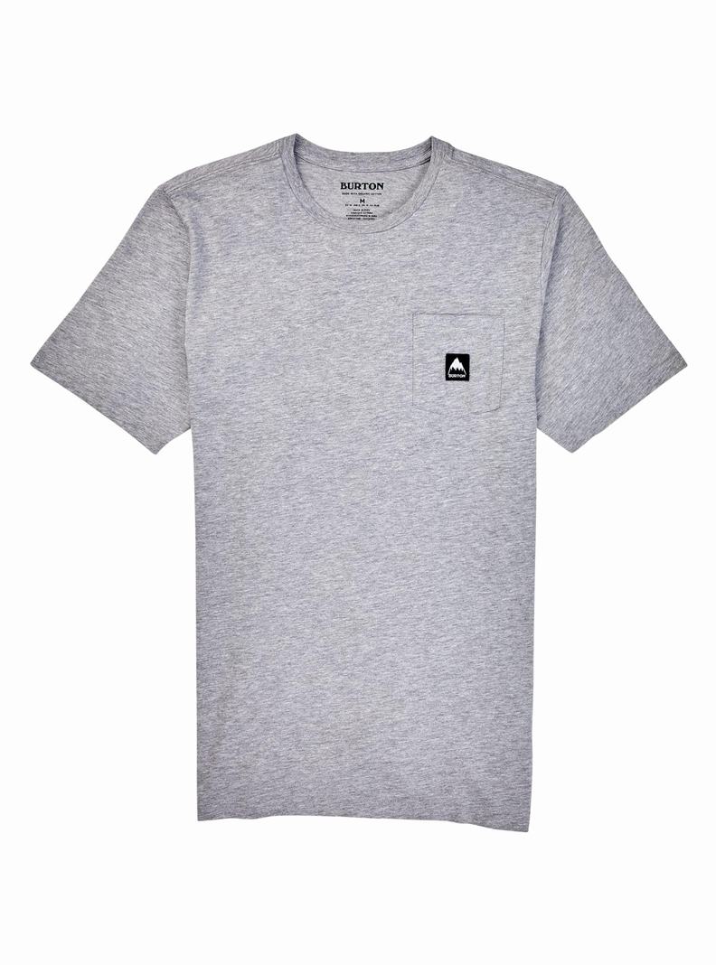 T-shirts Burton Colfax Corta Sleeve Femme Grise | 607398-QAM
