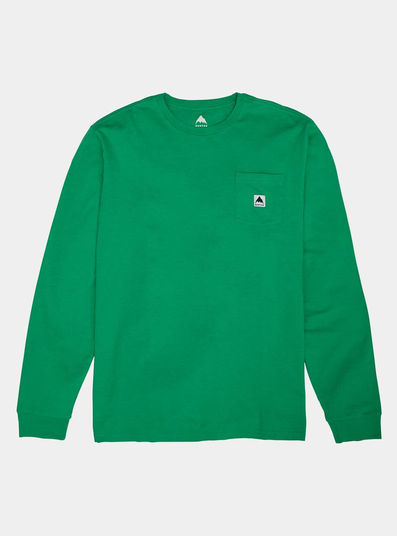 T-shirts Burton Colfax Long Sleeve Homme Vert | 032865-TPK