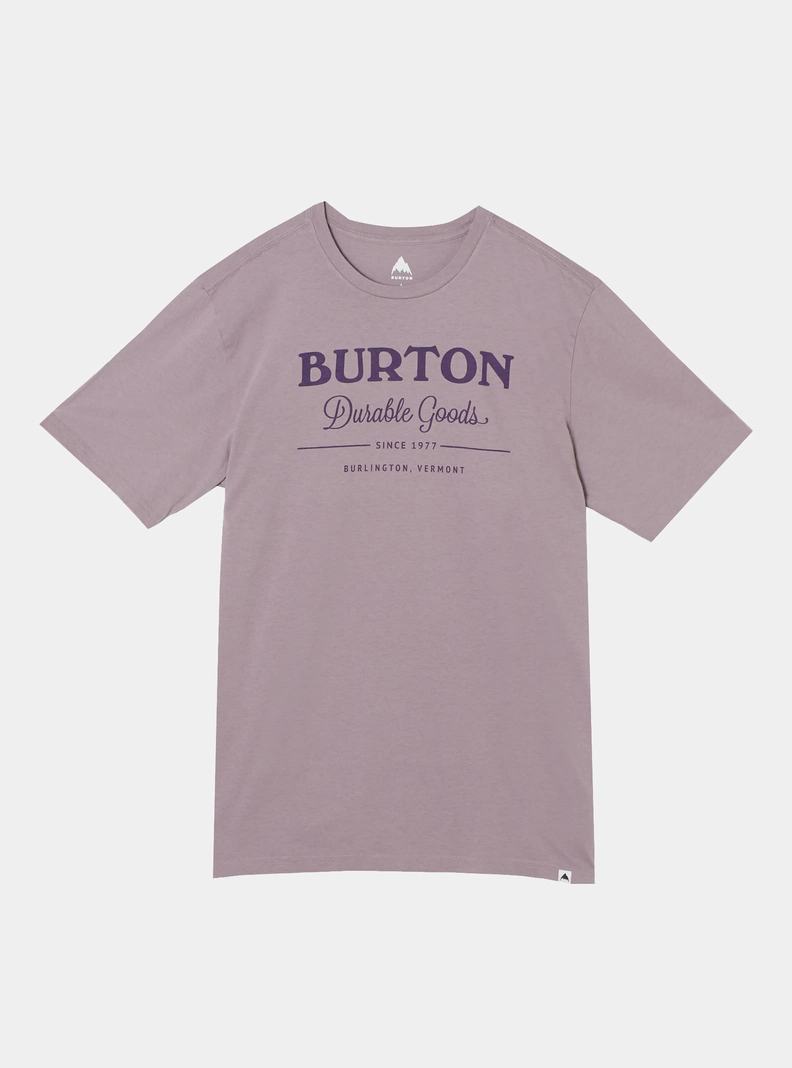 T-shirts Burton Durable Goods Corta Sleeve Homme Lavande | 805932-SLQ