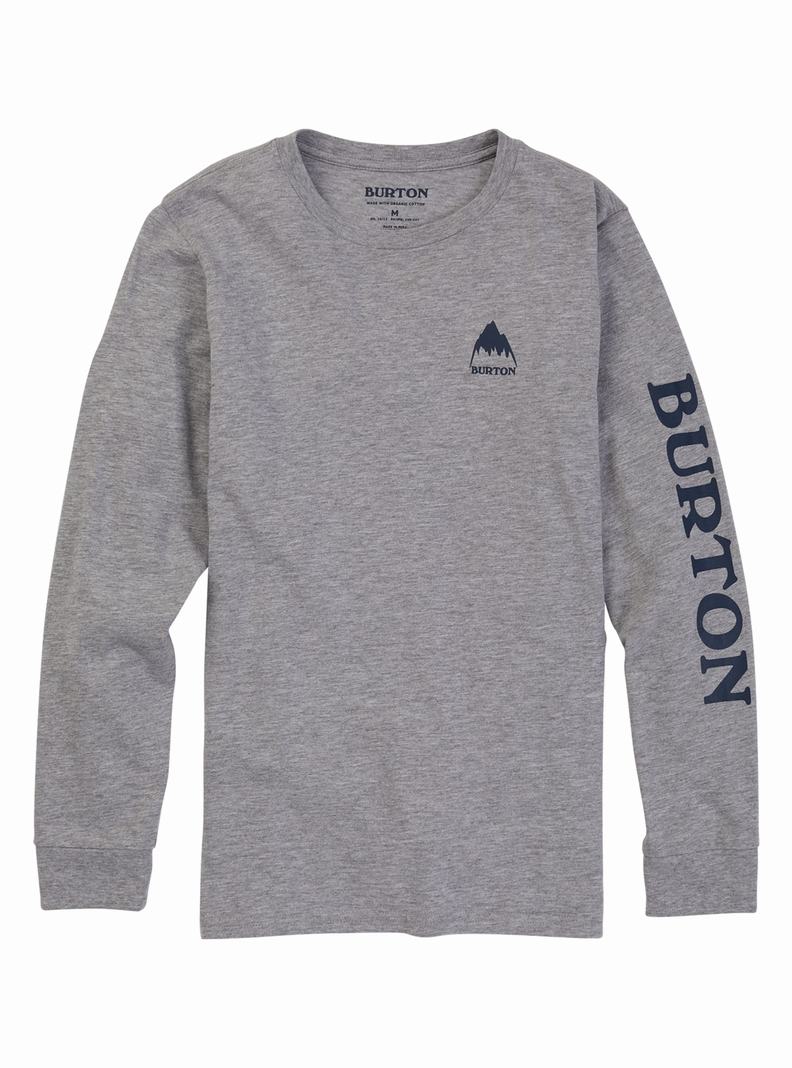 T-shirts Burton Elite Long Sleeve Enfant Grise | 078346-BTI