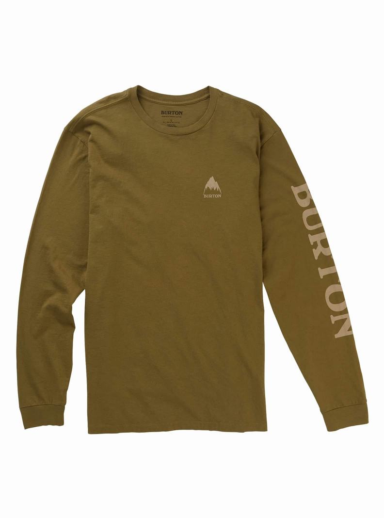T-shirts Burton Elite Long Sleeve Homme Vert Olive | 863570-BZN