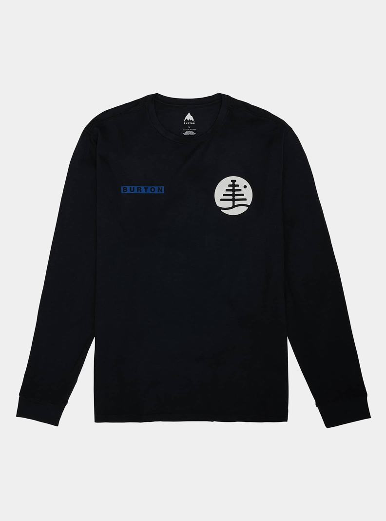 T-shirts Burton Forager Long Sleeve Homme Noir | 498057-KIU