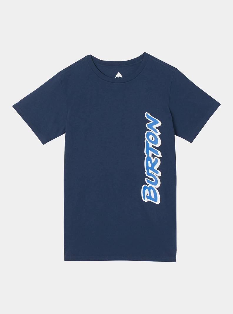 T-shirts Burton Freshtrax Corta Sleeve Enfant Bleu | 017932-ZNU