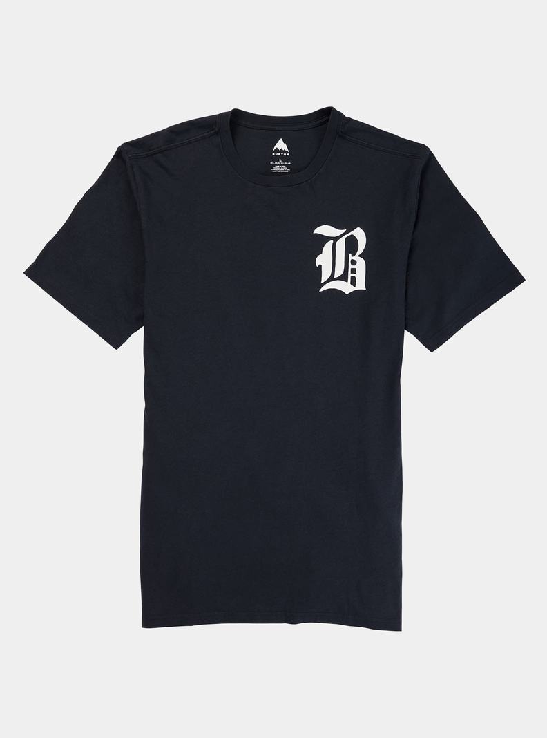T-shirts Burton Hesston Corta Sleeve Homme Noir | 703246-HGN