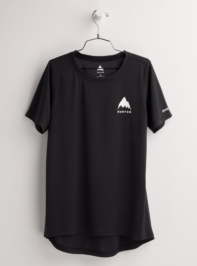 T-shirts Burton Multipath Active Corta Sleeve Femme Noir | 457021-PIO
