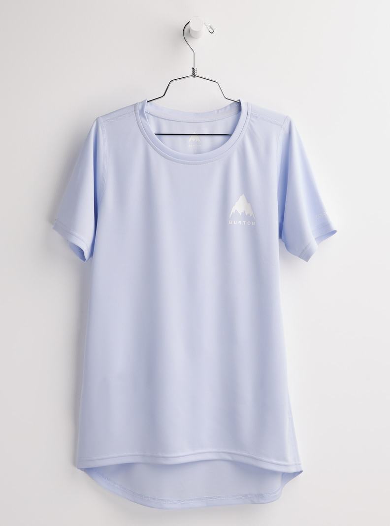 T-shirts Burton Multipath Active Corta Sleeve Femme Lavande | 761385-DSQ