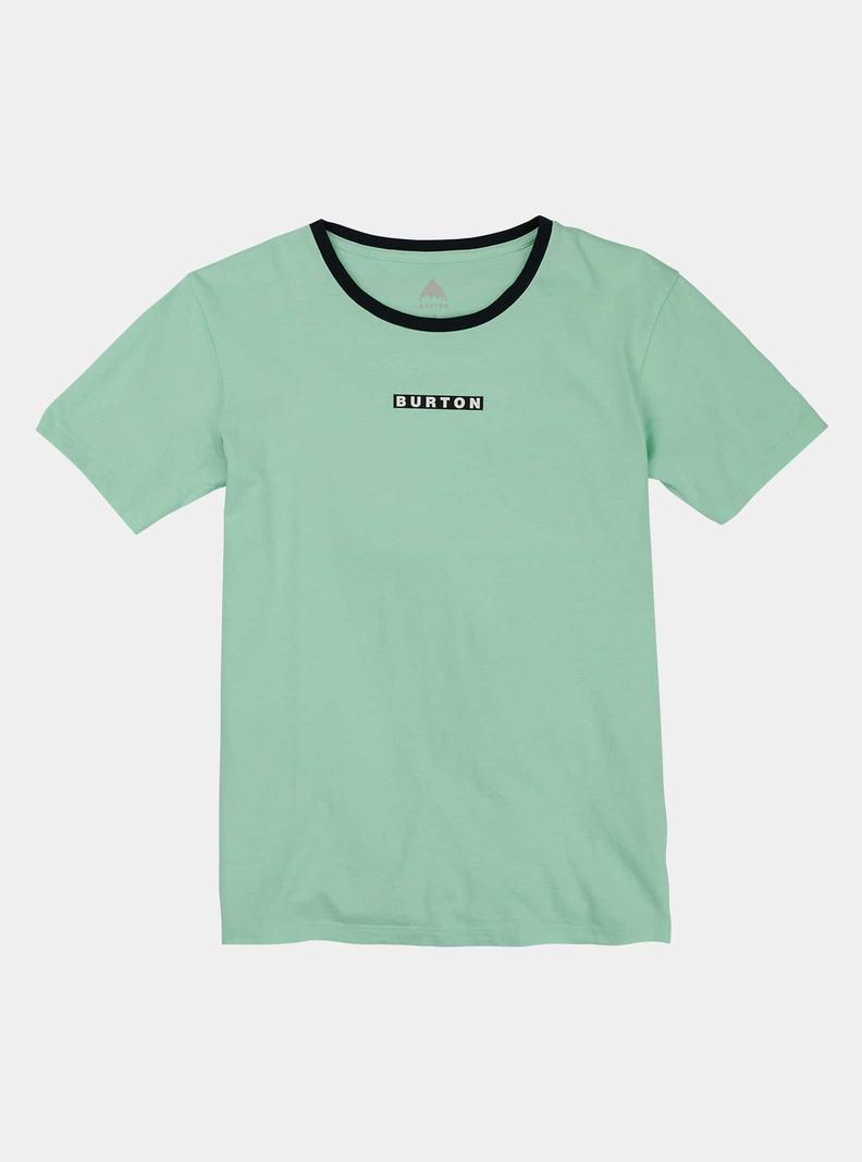 T-shirts Burton Vault Corta Sleeve Femme Vert | 927506-ITX