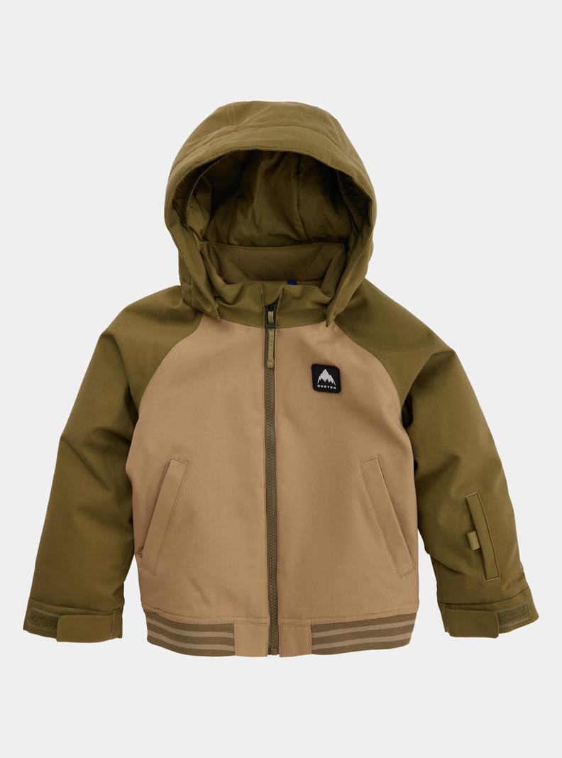 Veste Snowboard Burton 2L Bomber Enfant Vert Olive | 362580-NUY