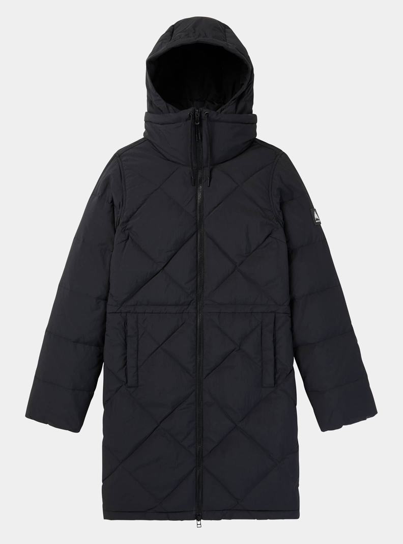 Veste Snowboard Burton Chescott Down Femme Noir | 174936-NJC