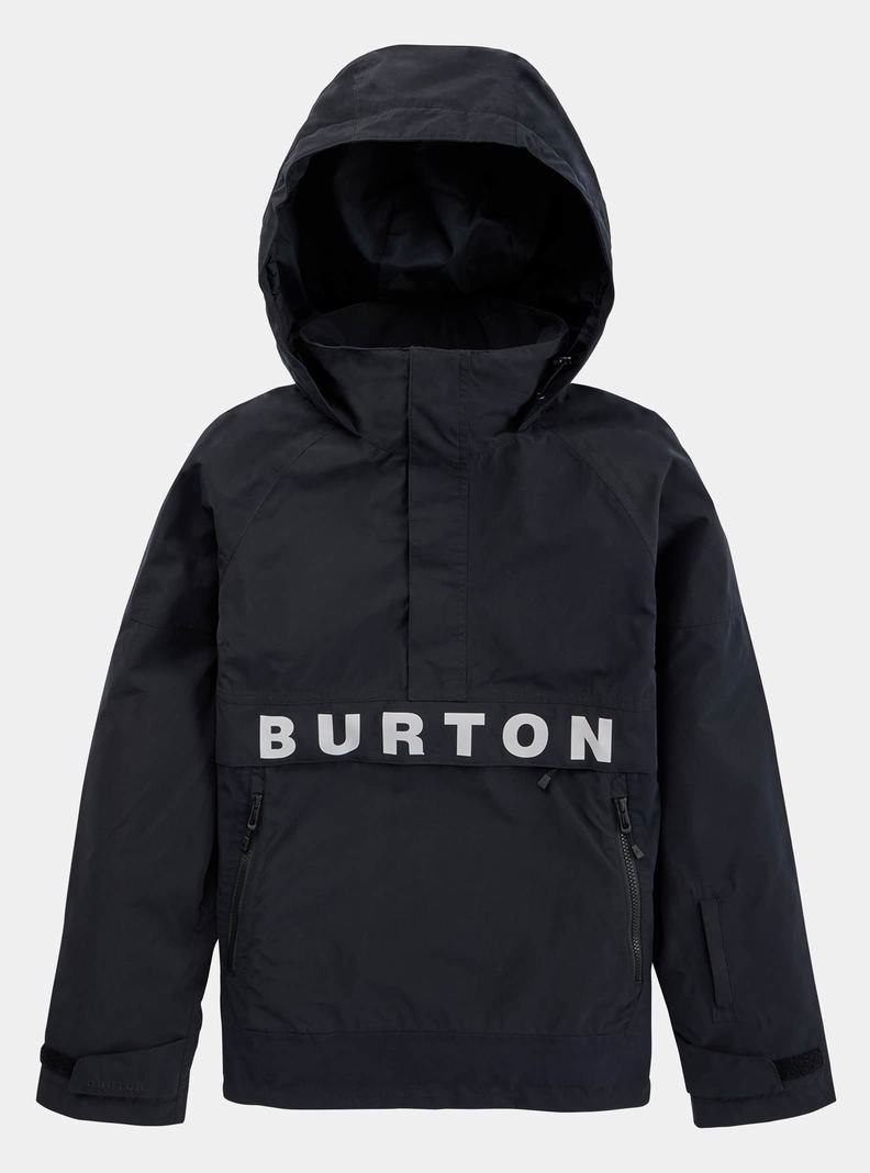 Veste Snowboard Burton Frostner 2L Anorak Femme Noir Blanche | 165342-GPK