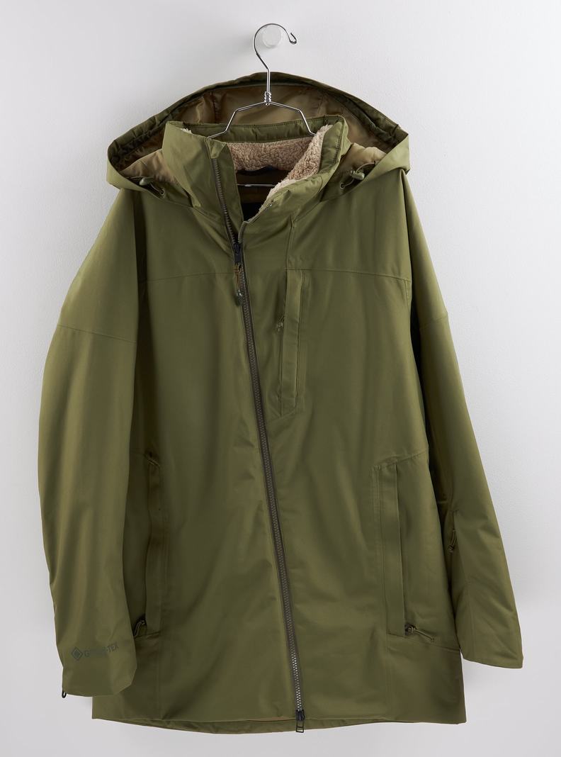 Veste Snowboard Burton GORE-TEX Pillowline Femme Vert Olive | 394650-DYJ