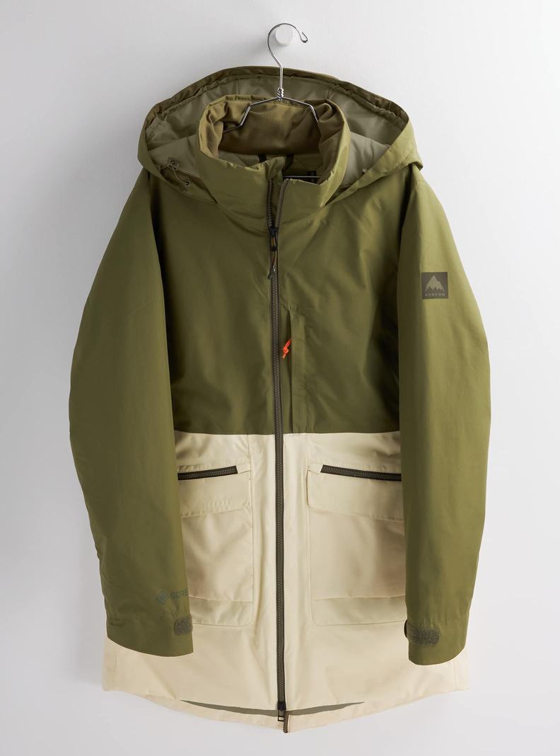 Veste Snowboard Burton GORE-TEX Treeline Femme Vert Olive | 184739-LXF
