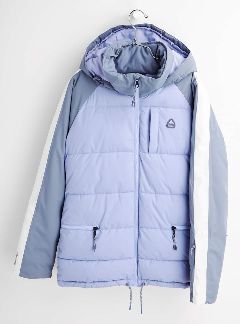 Veste Snowboard Burton Keelan Femme Violette Grise | 647901-FTC