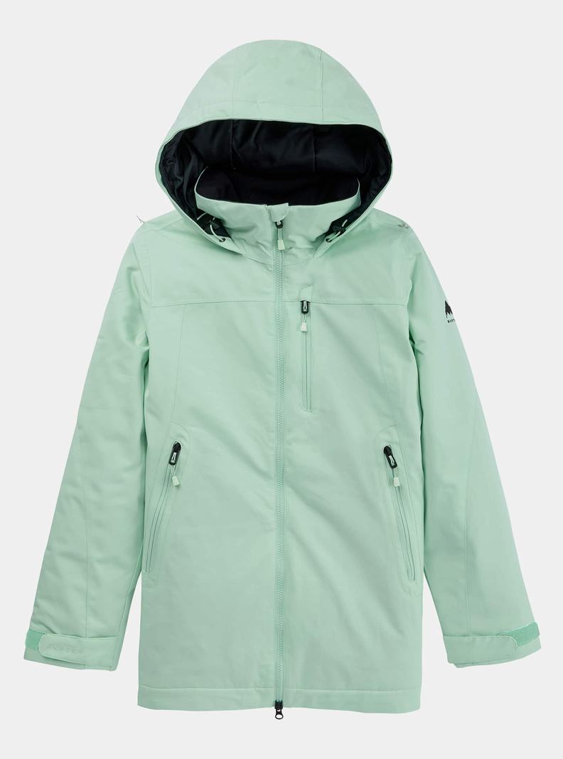 Veste Snowboard Burton Lelah 2L Femme Vert | 704281-UGE