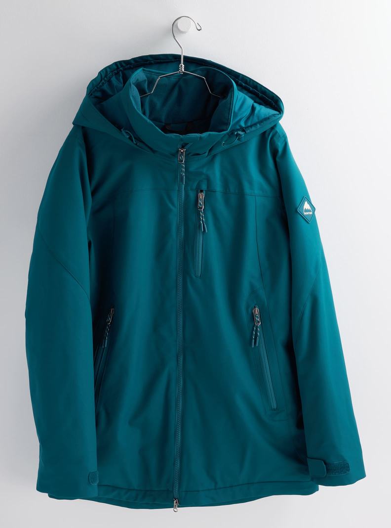 Veste Snowboard Burton Lelah Femme Bleu | 495261-TBP