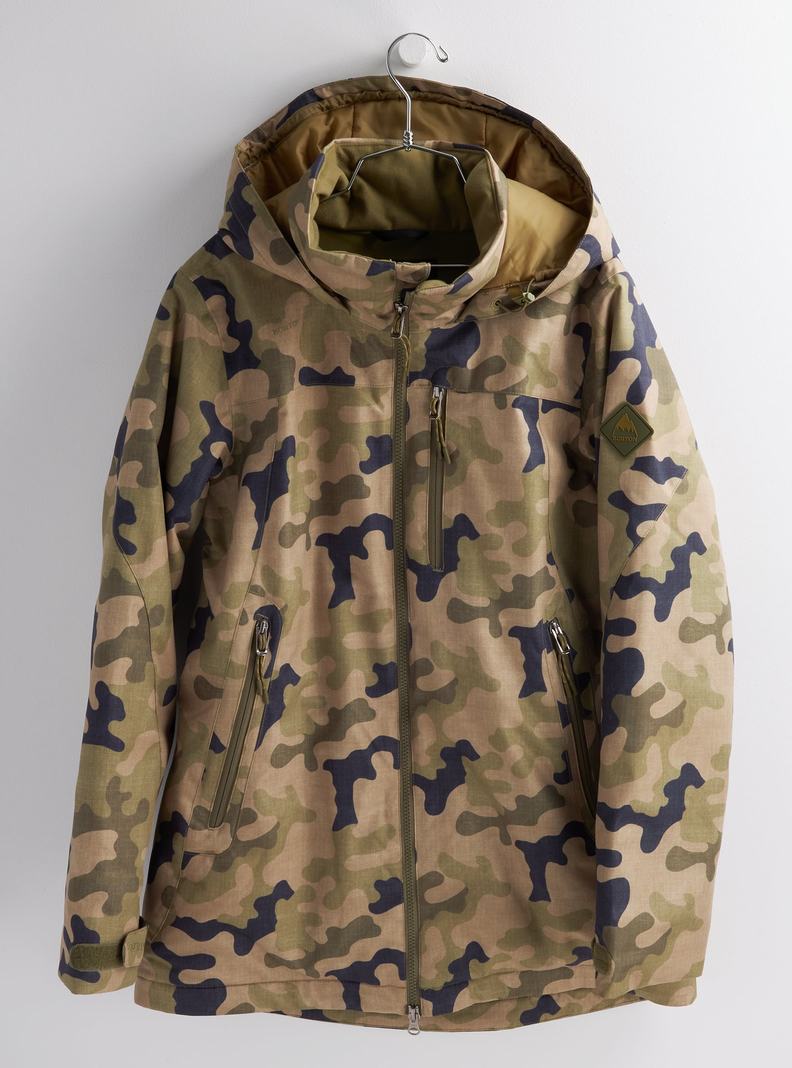 Veste Snowboard Burton Lelah Femme Vert Olive Camouflage | 076215-RTB