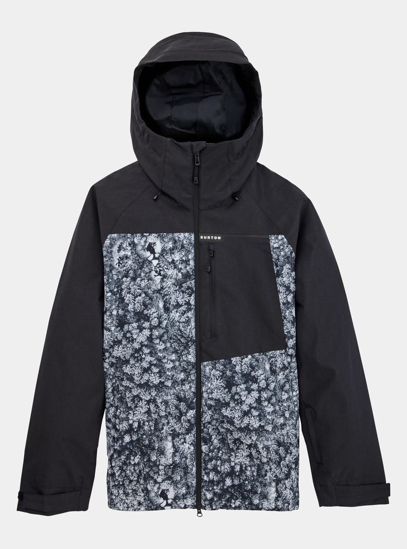 Veste Snowboard Burton Lodgepole 2L Homme Noir Vert Foncé | 512930-TKE