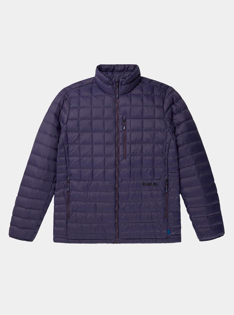 Veste Snowboard Burton Mid-Heat Down Homme Violette | 183947-PAK