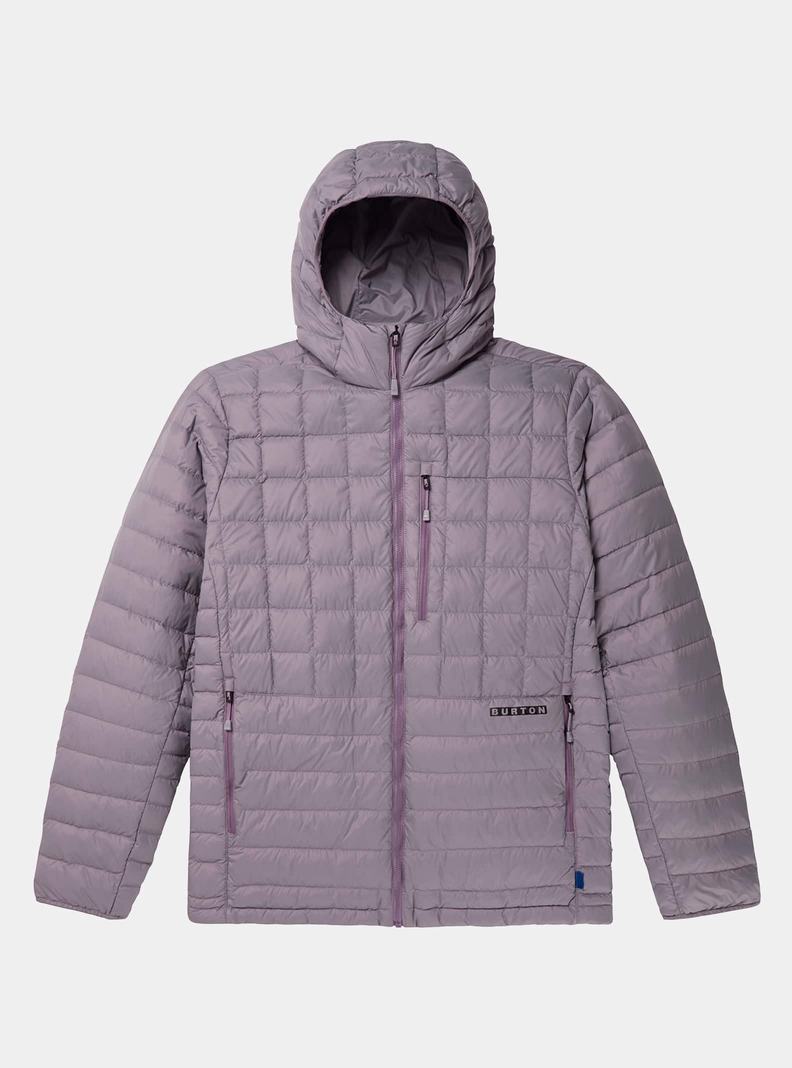 Veste Snowboard Burton Mid-Heat Encapuchonné Down Insulated Homme Lavande | 140675-YGL