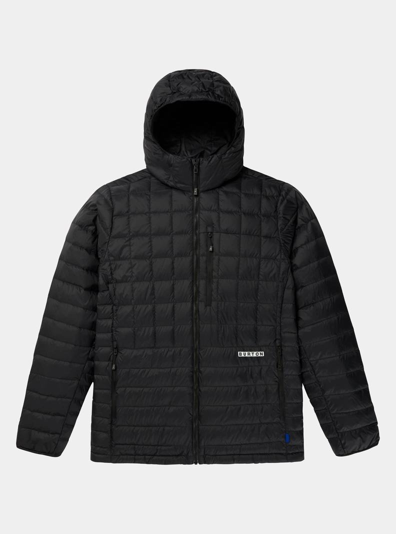 Veste Snowboard Burton Mid-Heat Encapuchonné Down Insulated Homme Noir | 502834-VEA