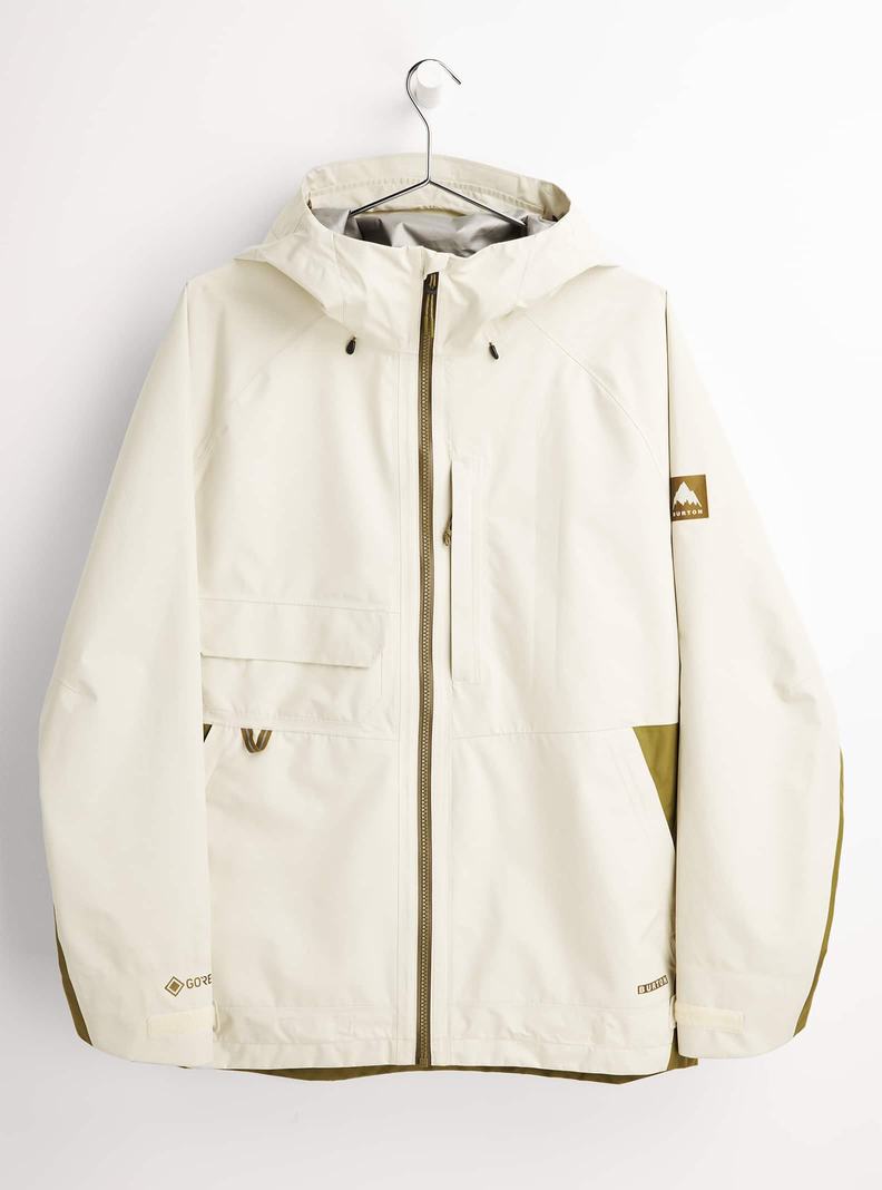 Veste Snowboard Burton Multipath GORE-TEX Shell Homme Argent Vert Vert Olive | 213057-GOD