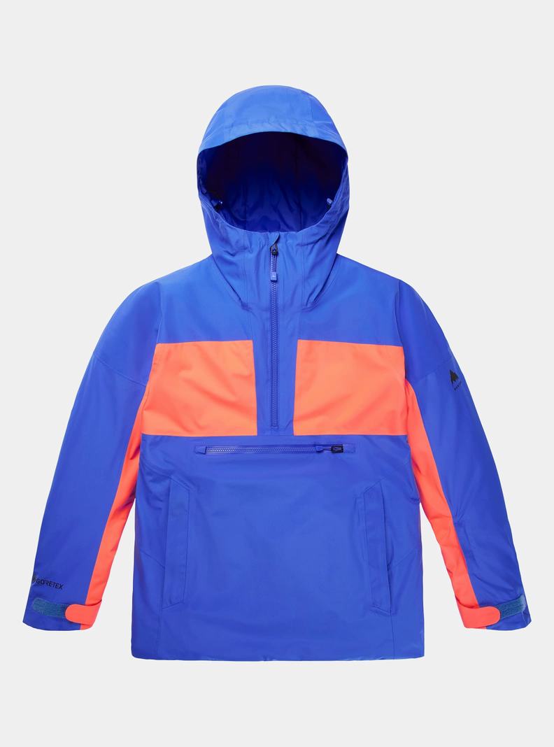 Veste Snowboard Burton Pillowline GORE-TEX 2L Anorak Femme Bleu Orange | 035647-MPC