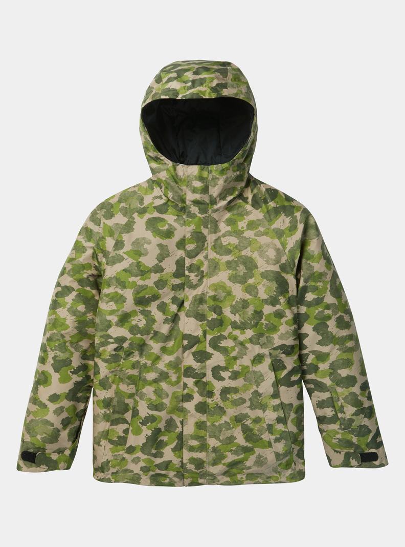 Veste Snowboard Burton Powline GORE‑TEX 2L Insulated Femme Vert Camouflage | 649027-LCK