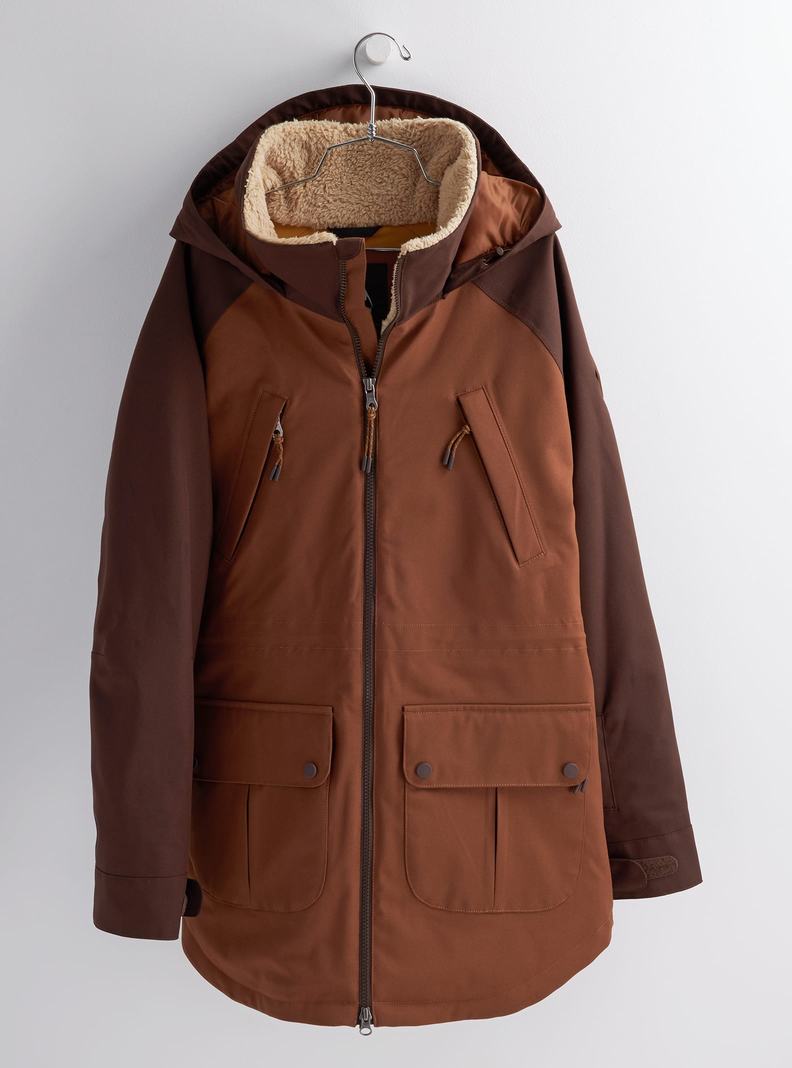 Veste Snowboard Burton Prowess Femme Marron | 401782-RYS