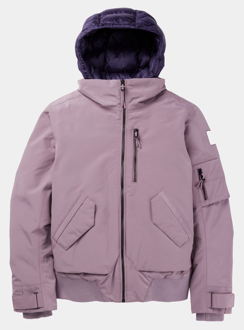Veste Snowboard Burton Saxton Bomber Femme Lavande | 276589-XZE