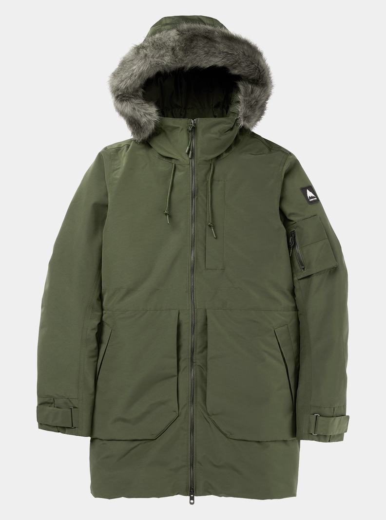 Veste Snowboard Burton Saxton Parka Femme Vert | 268370-TMH