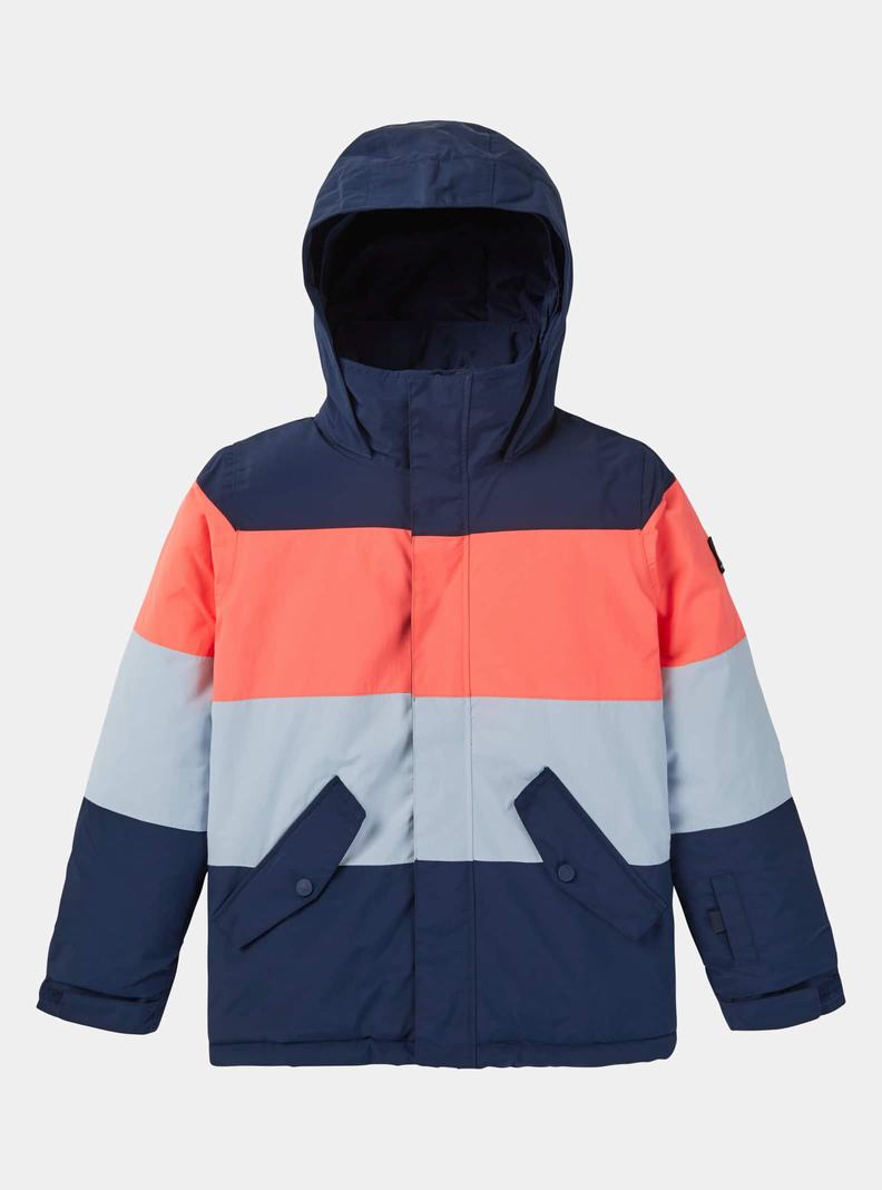 Veste Snowboard Burton Symbol Enfant Bleu Orange Bleu | 284790-GBN